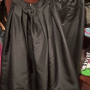 FREE PEOPLE and ANTHROPOLOGIE LOT Elegant Black Skirts.